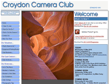 Tablet Screenshot of croydoncameraclub.org.uk